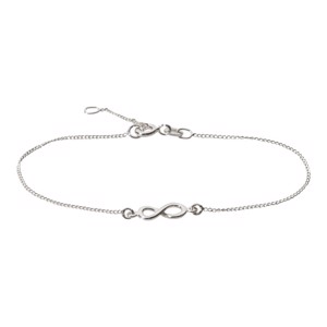 Nordahl smykker -  armbånd med uendelighedstegn, Sølv